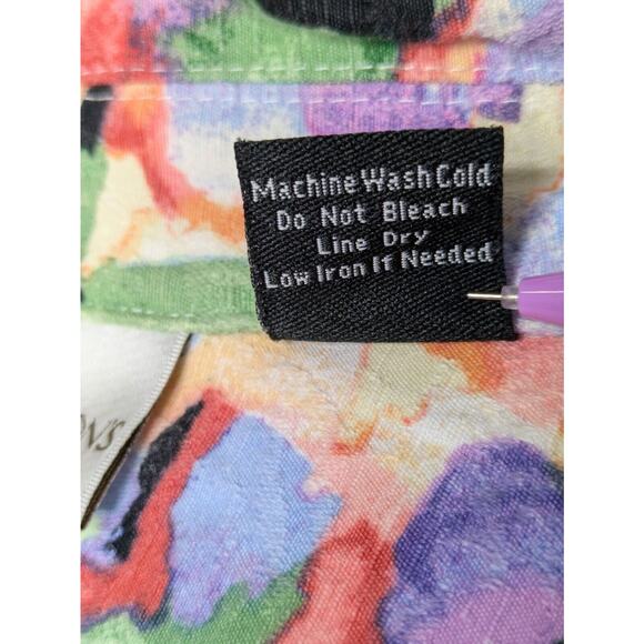 Drapers & Damons Floral Stretch Long Sleeve Collared Jacket Blazer, Womens Large - Picture 10 of 11